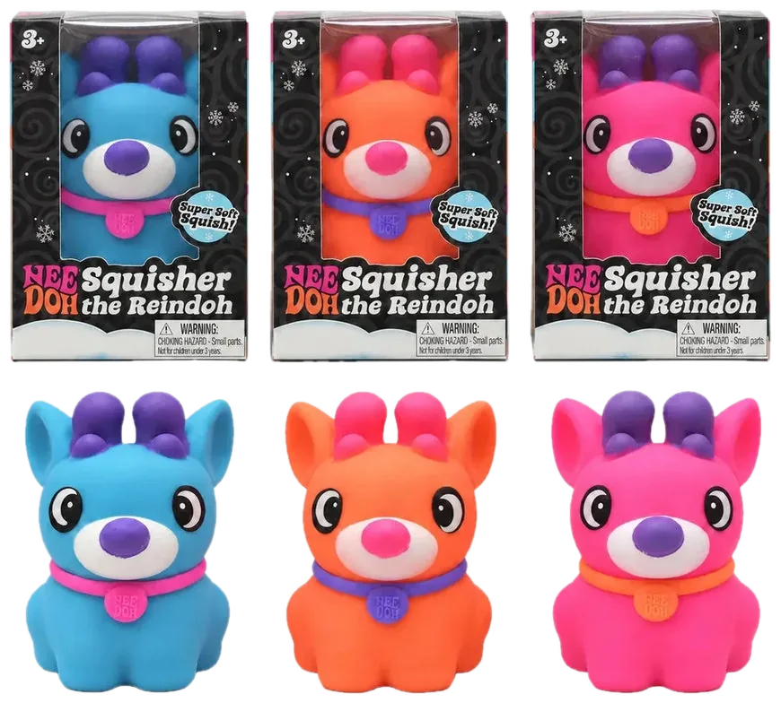 NeeDoh Squisher the Reindeer x1